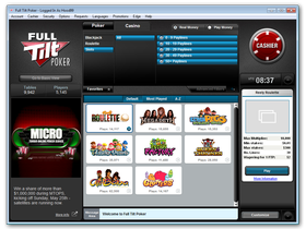 Full Tilt Add Real Money Slots Games to Online Poker Client