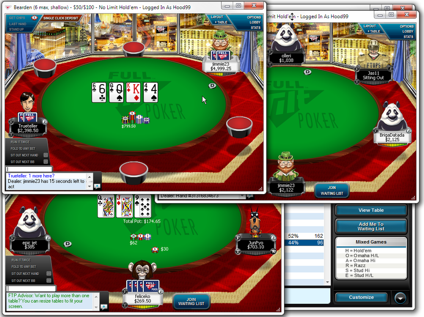 poker online no real money