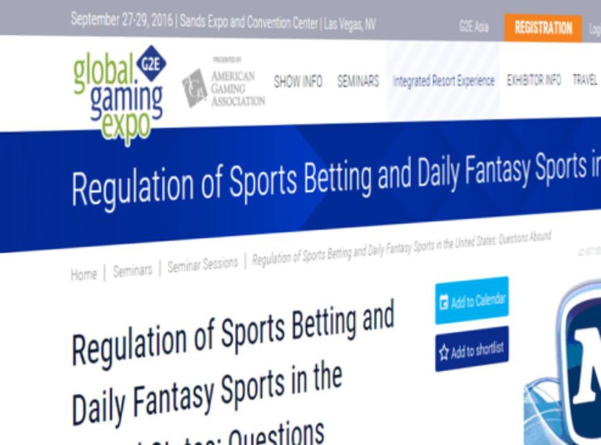 G2E 2015: Daily Fantasy Sports Discussion Front and Center