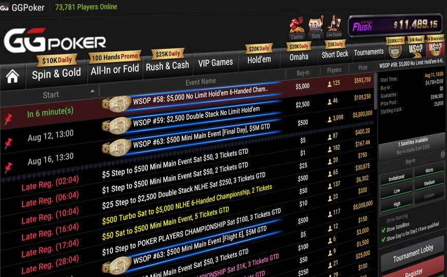 Halfway Through: WSOP Online Series on GGPoker Continues to Attract Massive Turnouts