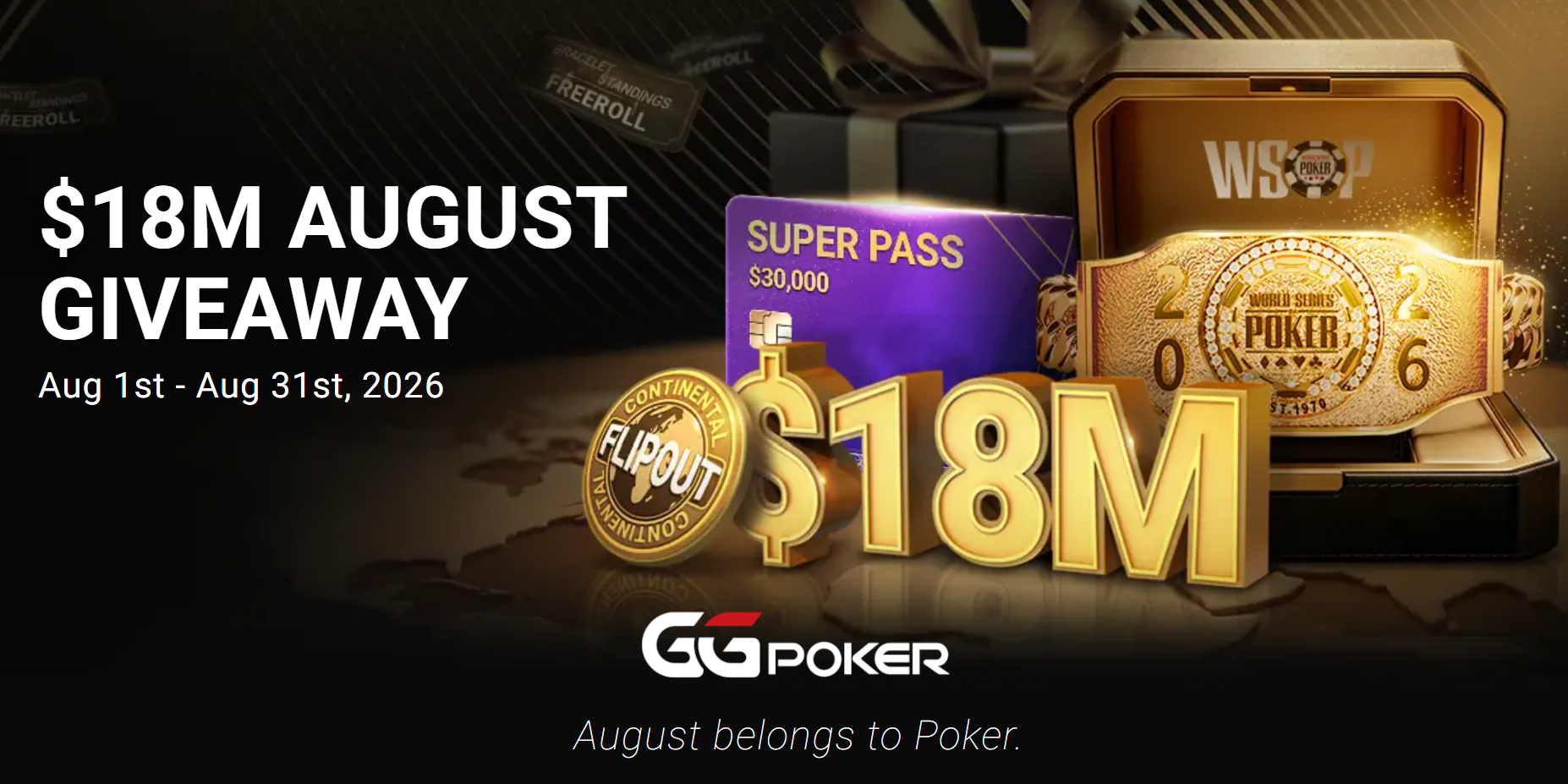 GGPoker Is Giving Away $18 Million as WSOP Online Bracelet Series Kicks Off