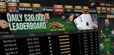 Screenshot of top online poker site GGPoker's website, showing the Battle Royale leaderboard. In the continuing GGPoker vs PokerStars battle for the top, GGPoker has recently pulled ahead.