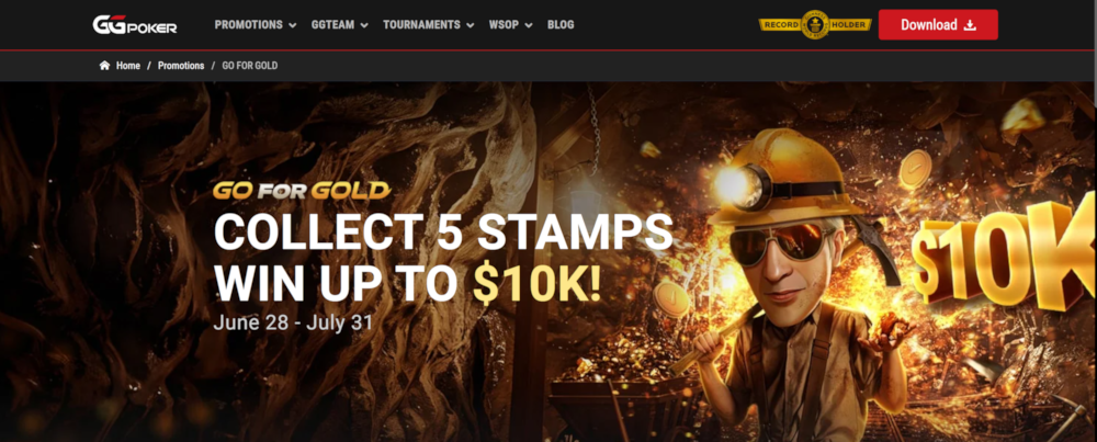 Win Up to ,000 with GGPoker’s Go for Gold Promotion