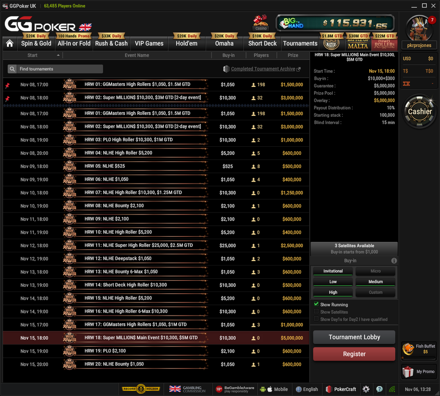 GGPoker Slots in High Rollers Week to Coincide with PokerStars' EPT, partypoker's CPP Online