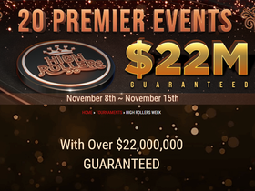 GGPoker Joins High Stakes Fest with $22 Million Guaranteed High Rollers Week Tournament Series