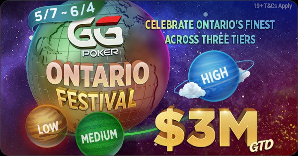 GGPoker Ontario Festival Brings CAD $3M in Guaranteed Prizes