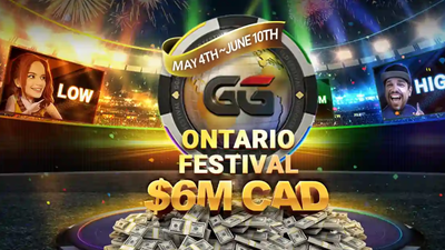 Third Time’s the Charm: GGPoker Ontario Festival Grows Bigger Than Ever - The GGPoker Ontario Festival returns to Canada’s largest province with over C$6 million in guarantees, making it the biggest online tournament series in Ontario. Third Time’s the Charm: GGPoker Ontario Festival Grows Bigger Than Ever