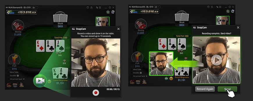 GGPoker Adds "SnapCam" Reactions, Puts Rake Cap on All Cash Games