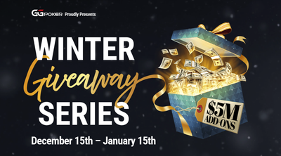 GGPoker's New Winter Series Comes with $5 Million Add-on Giveaway - Over $50 million is guaranteed for the brand new "Winter Series Giveaway" taking place from December 15 to January 15. GGPoker's New Winter Series Comes with $5 Million Add-on Giveaway