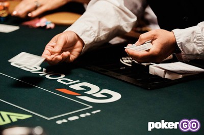 Card dealer dealing cards at a poker table with GGPoker logo on the felt. 2021 was a breakout year for top global online poker site GGPoker. From tournaments, to WSOP partnership, to GGPoker vs PokerStars showdowns, these are GG's biggest moments of 2021.