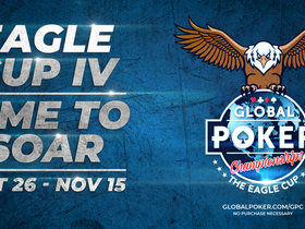 Eagle Cup IV Kicks Off on Global Poker with Over 1.2 Million in Guaranteed Sweeps Coin Prizes