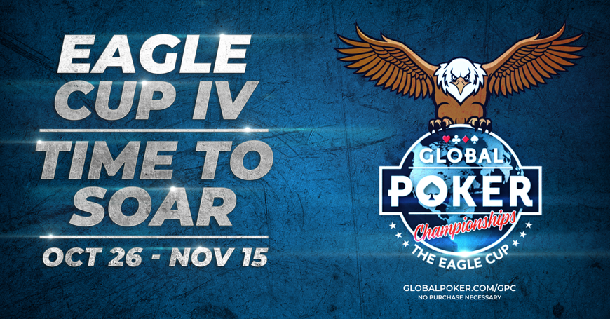 Eagle Cup IV Kicks Off on Global Poker with Over 1.2 Million in Guaranteed Sweeps Coin Prizes