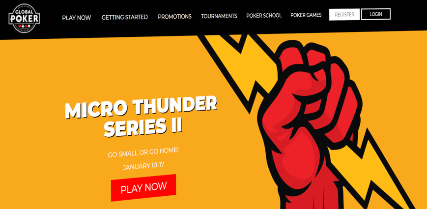Global Poker Brings Back the Micro Thunder Series