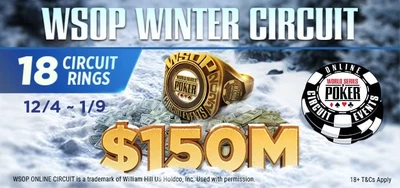 GGPoker WSOP Winter Circuit Returns With $150 Million GTD