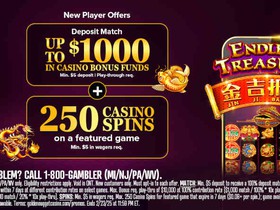 Get up to $1,000 & 250 Spins With New Golden Nugget Casino Welcome Offer