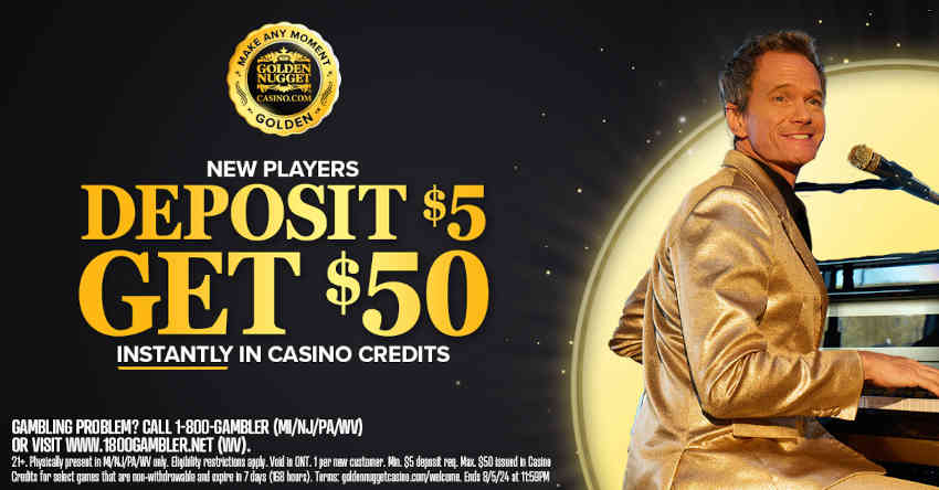 Kick Start Your Golden Nugget Casino Adventure With  Welcome Bonus