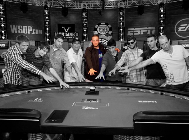 Greg Merson, who enters the 2012 WSOP Main Event final table third in chips, has said that poker helped him overcome his addiction to drugs. Greg Merson, who enters the 2012 WSOP Main Event final table third in chips, has said that poker helped him overcome his addiction to drugs.