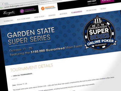 "Biggest Online Poker Series" in New Jersey Guarantees $800,000