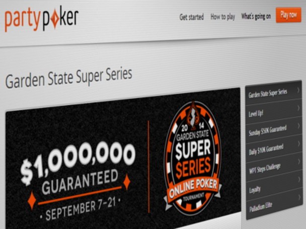 Partypoker New Jersey released its finalized schedule for the upcoming Garden State Super Series (GSSS) which will feature a $1 million guaranteed overall prize pool. Partypoker New Jersey released its finalized schedule for the upcoming Garden State Super Series (GSSS) which will feature a $1 million guaranteed overall prize pool.