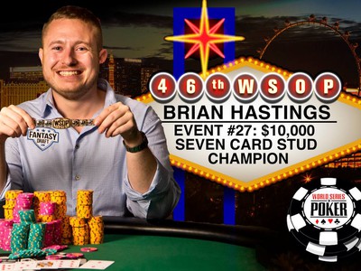 WSOP 2015: Brian Hastings Wins $10,000 Seven Card Stud Championship