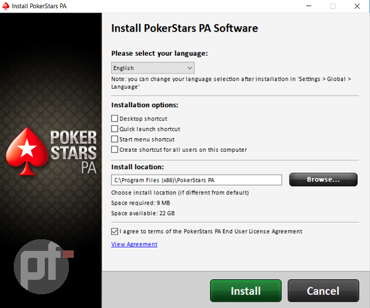 pokerstars pa app