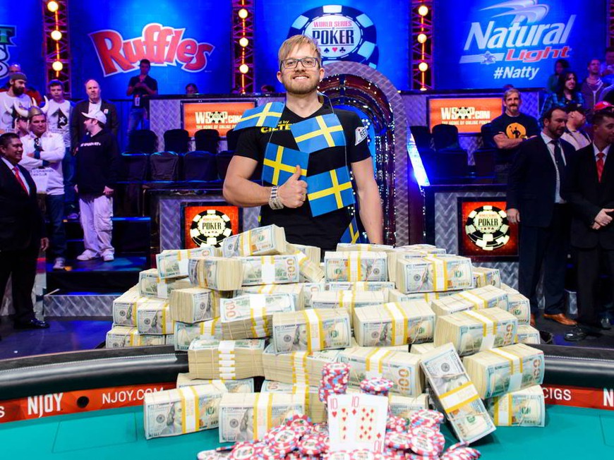 Martin Jacobson Wins World Series of Poker Main Event and $10 Million