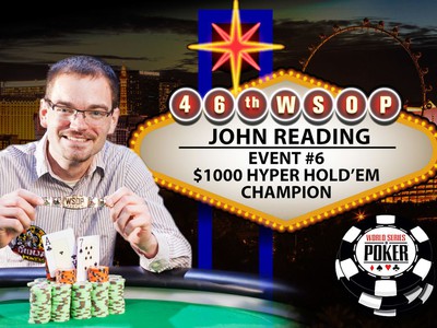 WSOP 2015: John Reading Wins  First Bracelet, Actor James Woods Eyes Another Final Table