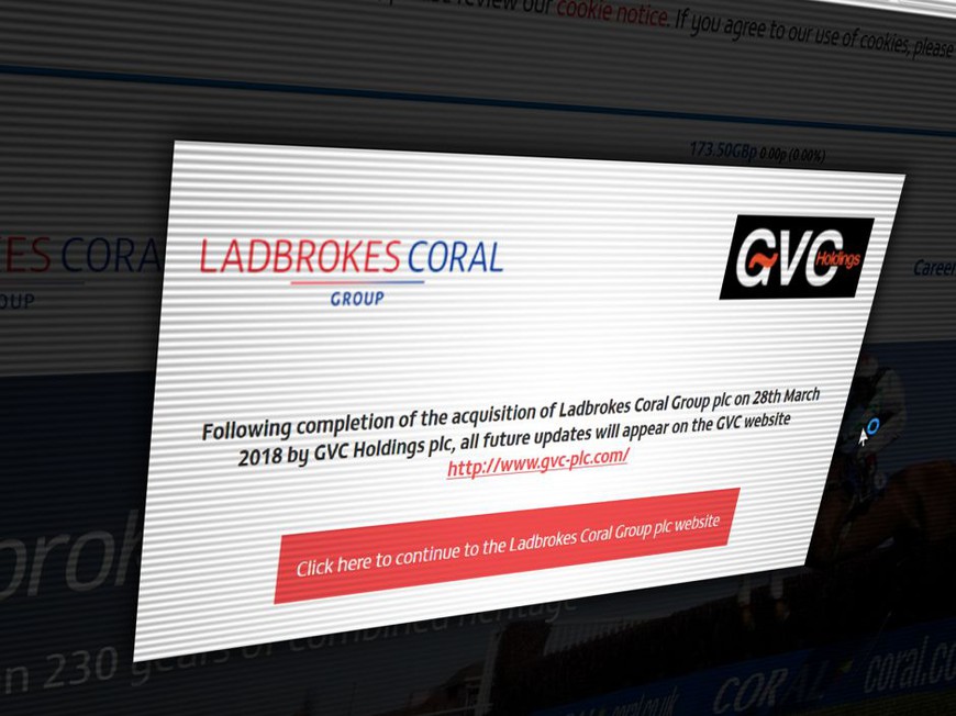 GVC Completes Acquisition of Ladbrokes Coral