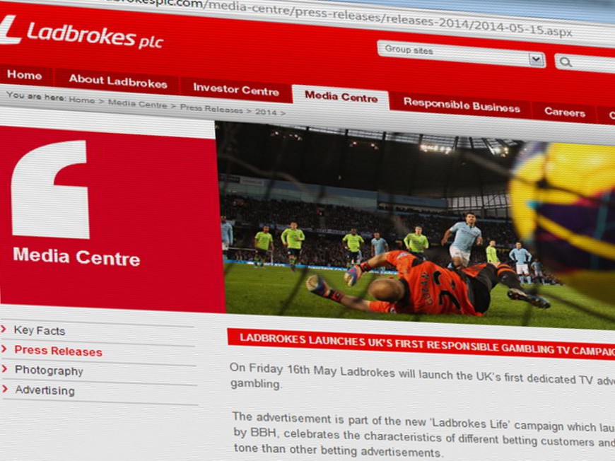 Ladbrokes Focuses on Responsible Gambling in its Television Advertising