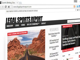 DFS Tool of the Week: LegalSportsReport.com