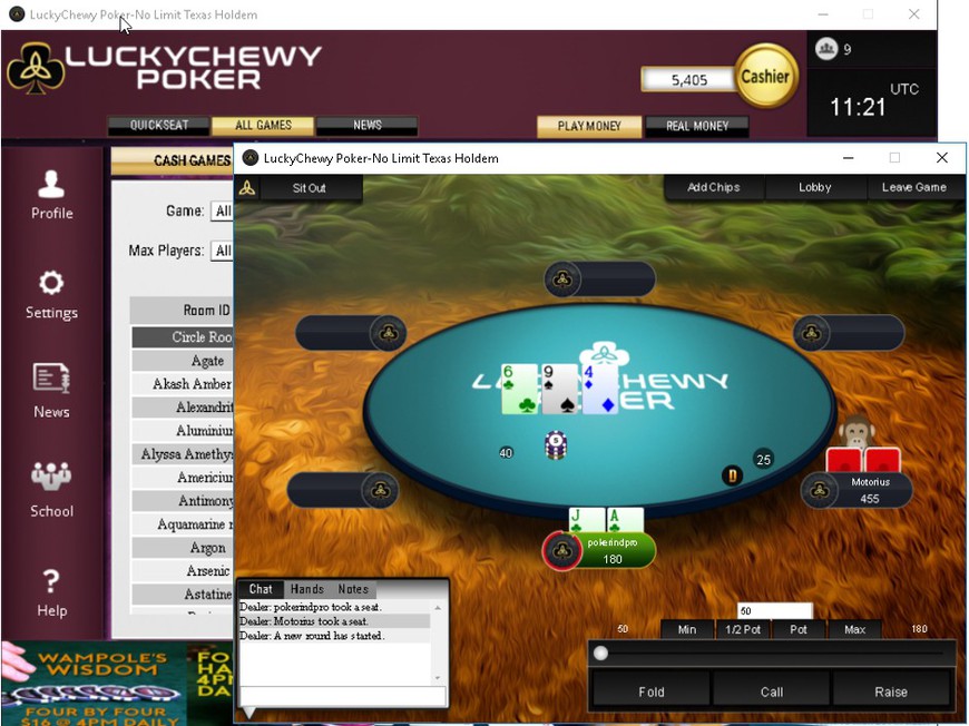 Lucky Chewy Poker: Pro Aims to Appease Community with New "Low Rake" Poker Room