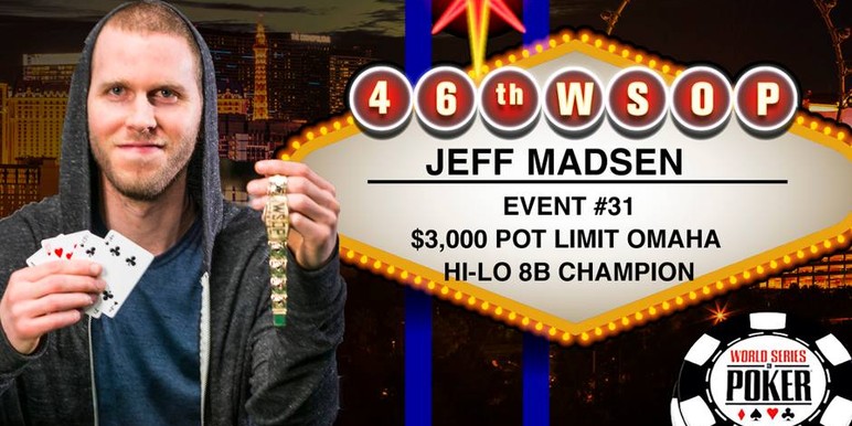 Madsen said he was not thinking about Phil Hellmuth's record 14 bracelets as the final hands drew near. Madsen said he was not thinking about Phil Hellmuth's record 14 bracelets as the final hands drew near.