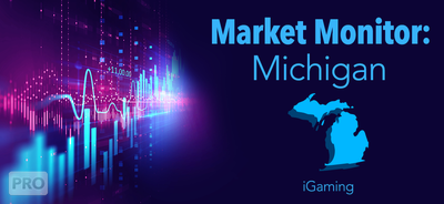 Image of Michigan online casino and poker market in February 2023.