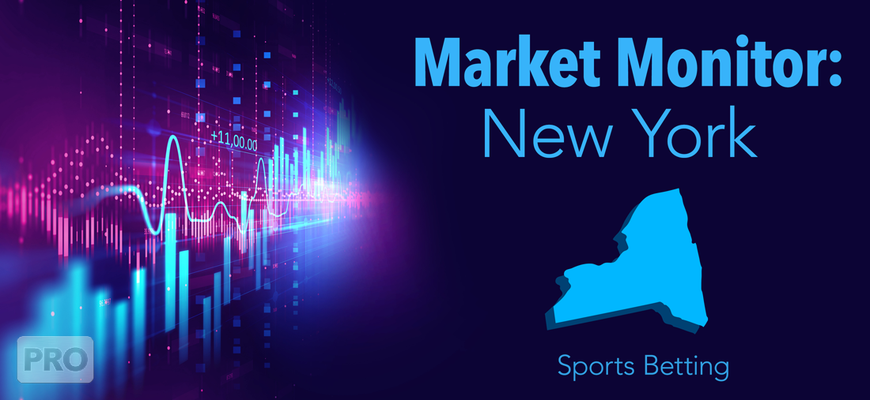 Market Monitor: New York April 2022 New York sports betting revenue was down in April, which is to be expected in the quieter months of the year and is not representative of a market slump.