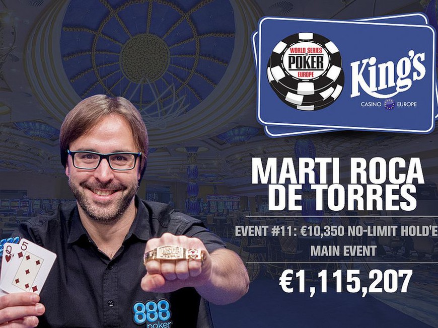Perpetrator balloon retort WSOPE Champion Martí Roca Signs with 888poker Spain | Pokerfuse