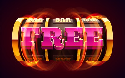 Illustration of spinning slot machine reels with text saying FREE on top of them. Free Money at Michigan Casinos -- Top No Deposit Offers 2023. 