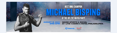 Exclusive FanDuel Event: Meet MMA Champion Michael Bisping!