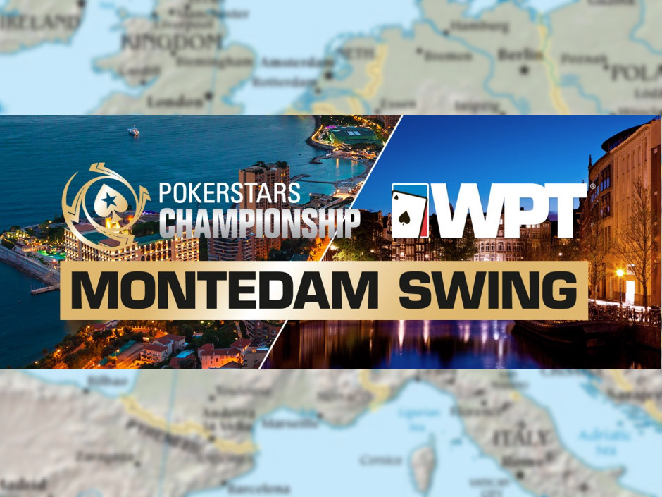 WPT and PokerStars have collaborated to create the "MonteDam Swing," a cross-promotional effort to encourage players to attend both a PokerStars live stop in Monte-Carlo and WPT's event in Amsterdam, scheduled to run consecutively. WPT and PokerStars have collaborated to create the "MonteDam Swing," a cross-promotional effort to encourage players to attend both a PokerStars live stop in Monte-Carlo and WPT's event in Amsterdam, scheduled to run consecutively.