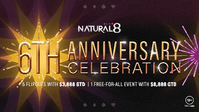 GGPoker Network's Flagship Operator Natural8 Celebrates its Sixth Anniversary with Freerolls