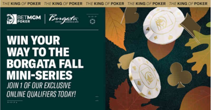 Register Online for Fall Mini-Series at Borgata Poker NJ & BetMGM Poker NJ