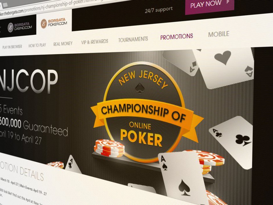 New Jersey Championship of Online Poker (NJCOP) Gets a $1 Million Guarantee