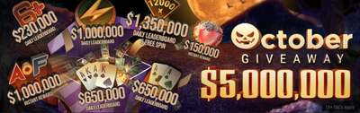 GGPoker Giving Away $5 Million Via Promotions This October