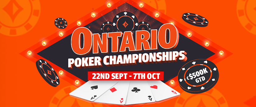 Ontario Poker Championships at BetMGM Poker ON and PartyPoker ON Feature 0k Guaranteed