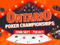 Ontario Poker Championships at BetMGM Poker ON and PartyPoker ON Feature $500k Guaranteed