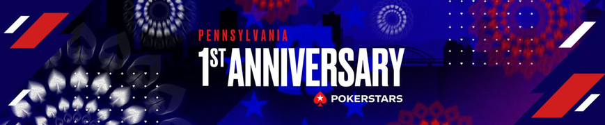 PokerStars PA To Give Away $1 Million in First Anniversary Series