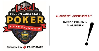 在 PokerStars 美国和安大略站赢得首届宾夕法尼亚州扑克锦标赛冠军