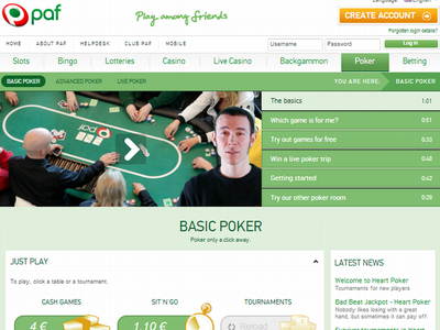 Paf Launches New Poker Portal
