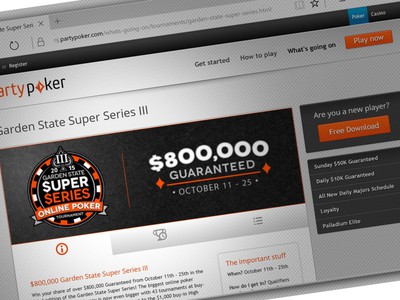 Partypoker Garden State Super Series Gets it Right in New Jersey