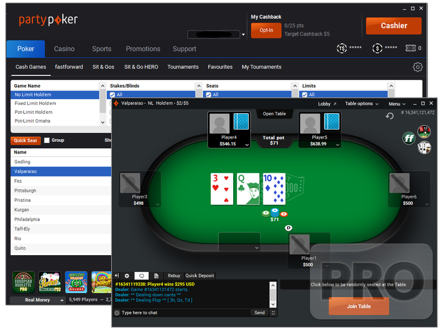 Partypoker Goes Dark with First Phase of Major Client Redesign