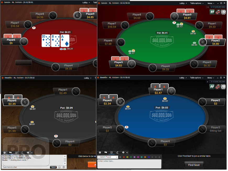 Partypoker Rolls Out New Table Design